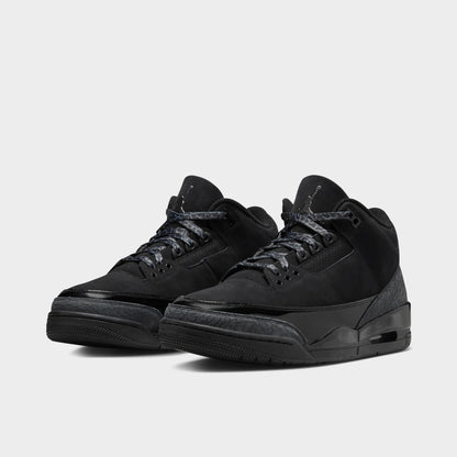 Jordan 3 Rétro Noir / Charbon foncé - Blanc