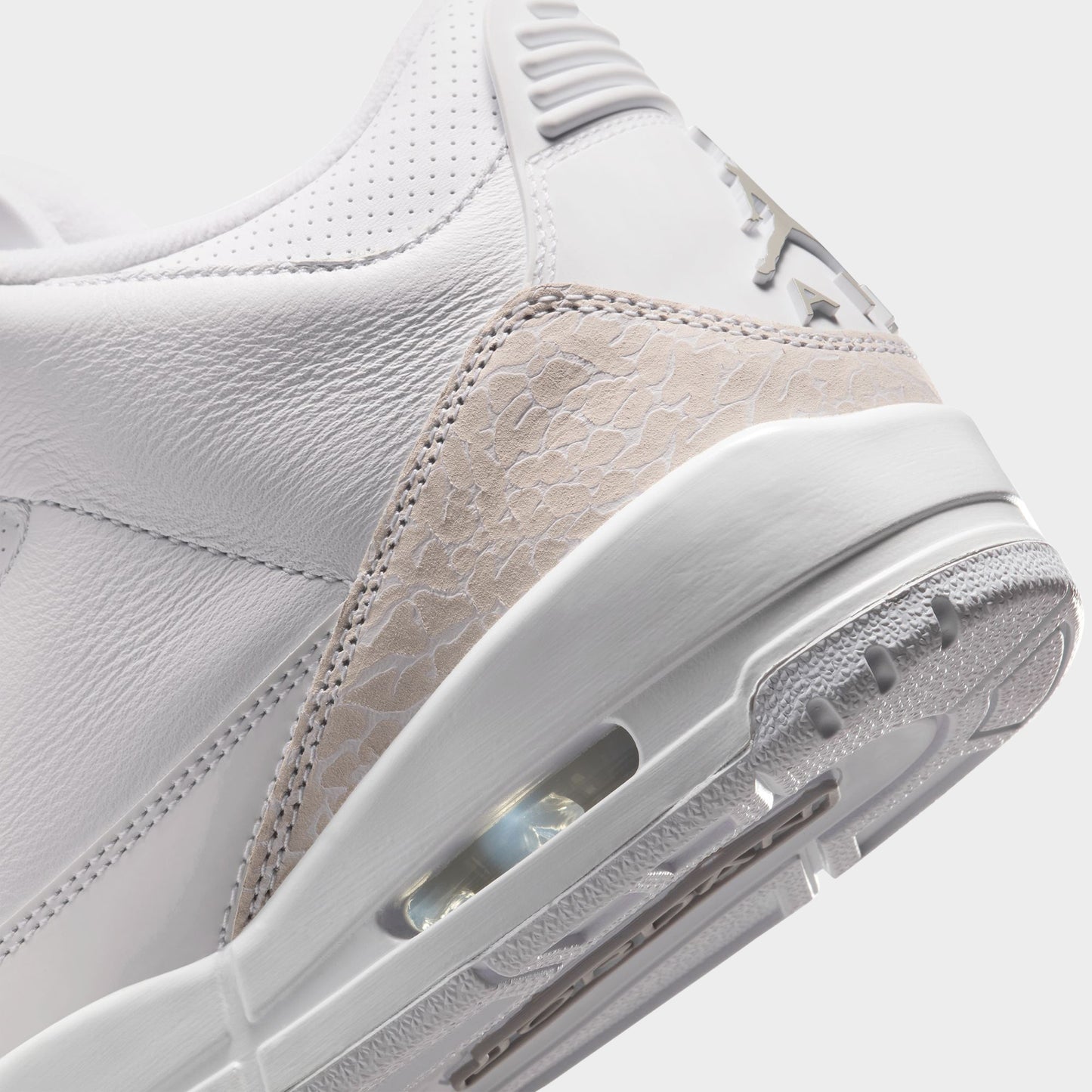 Air Jordan 3 Rétro Blanc / Argent Métallique-Blanc