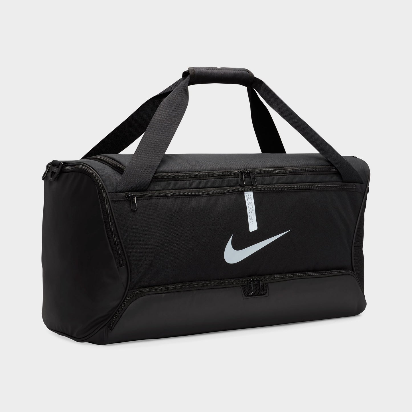 Nike Academy Équipe Soccer Sac de sport noir / noir - blanc