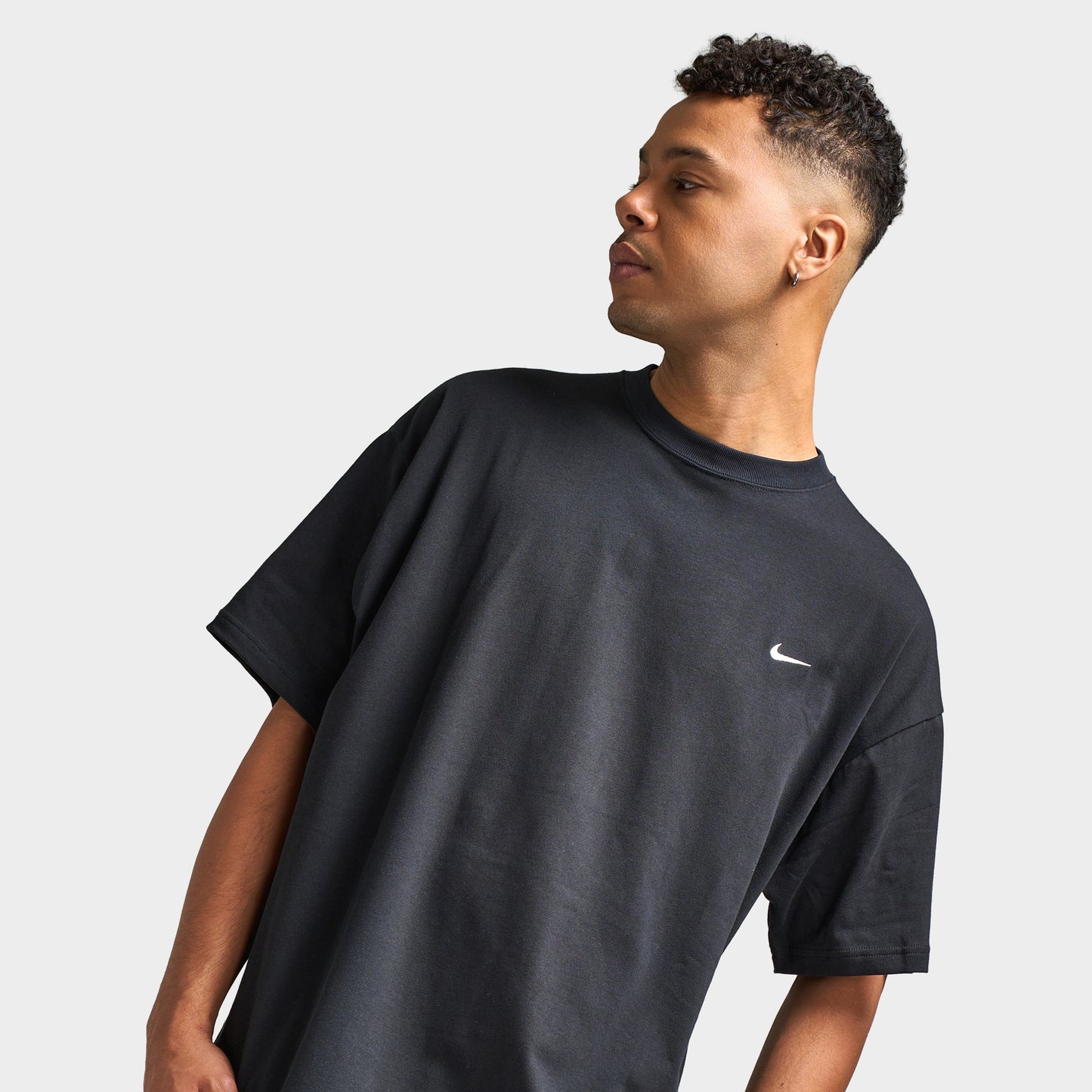 Nike Solo Swoosh T-shirt Black / White