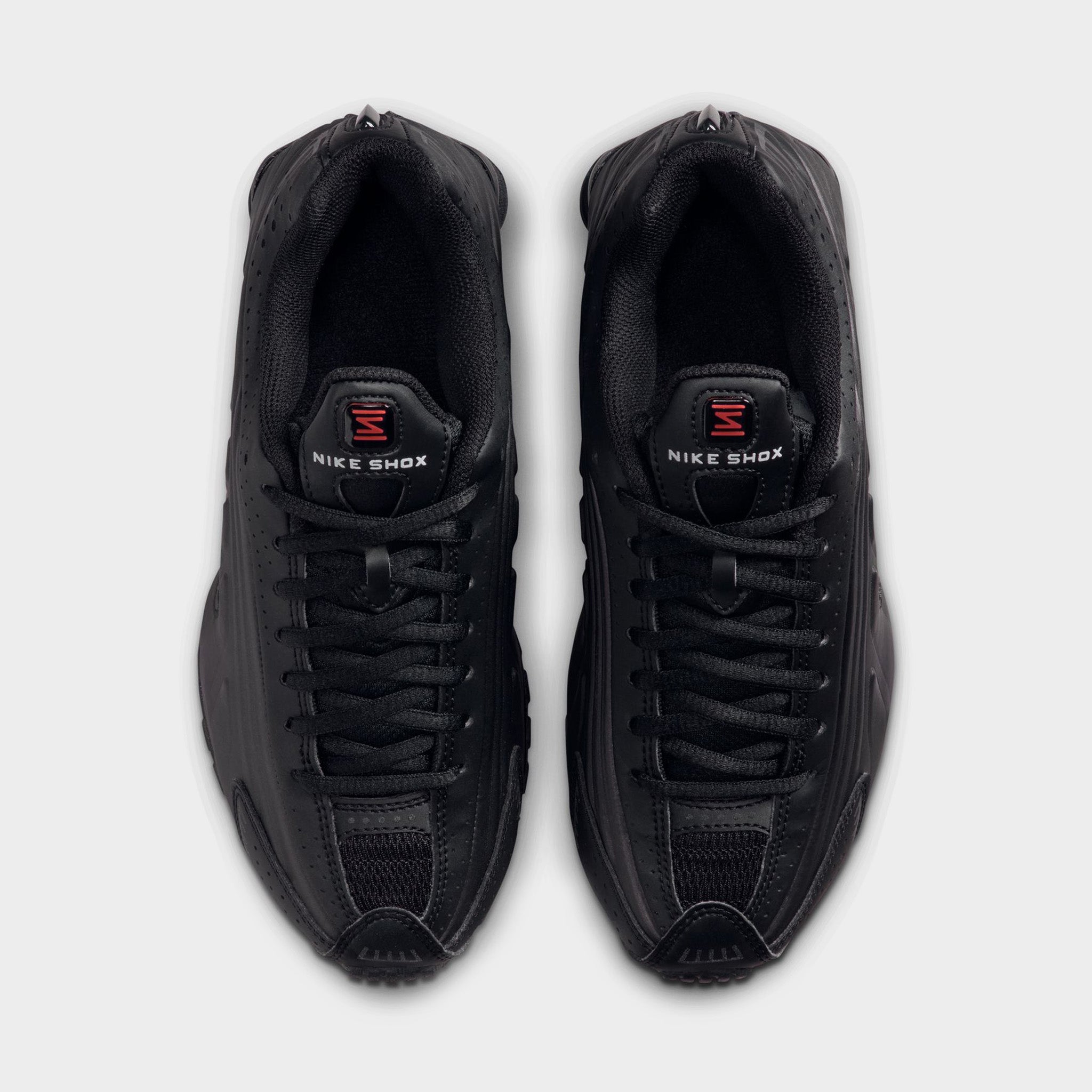 Nike Shox R4 GS Black / Black - Bright Crimson – JD Sports