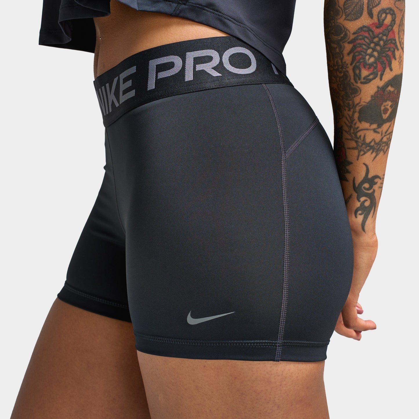 Nike Pro Women's 3" Shorts Black / Grey