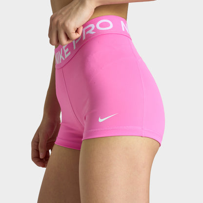 Nike Pro Women's 365 Shorts 3" Playful Pink / White