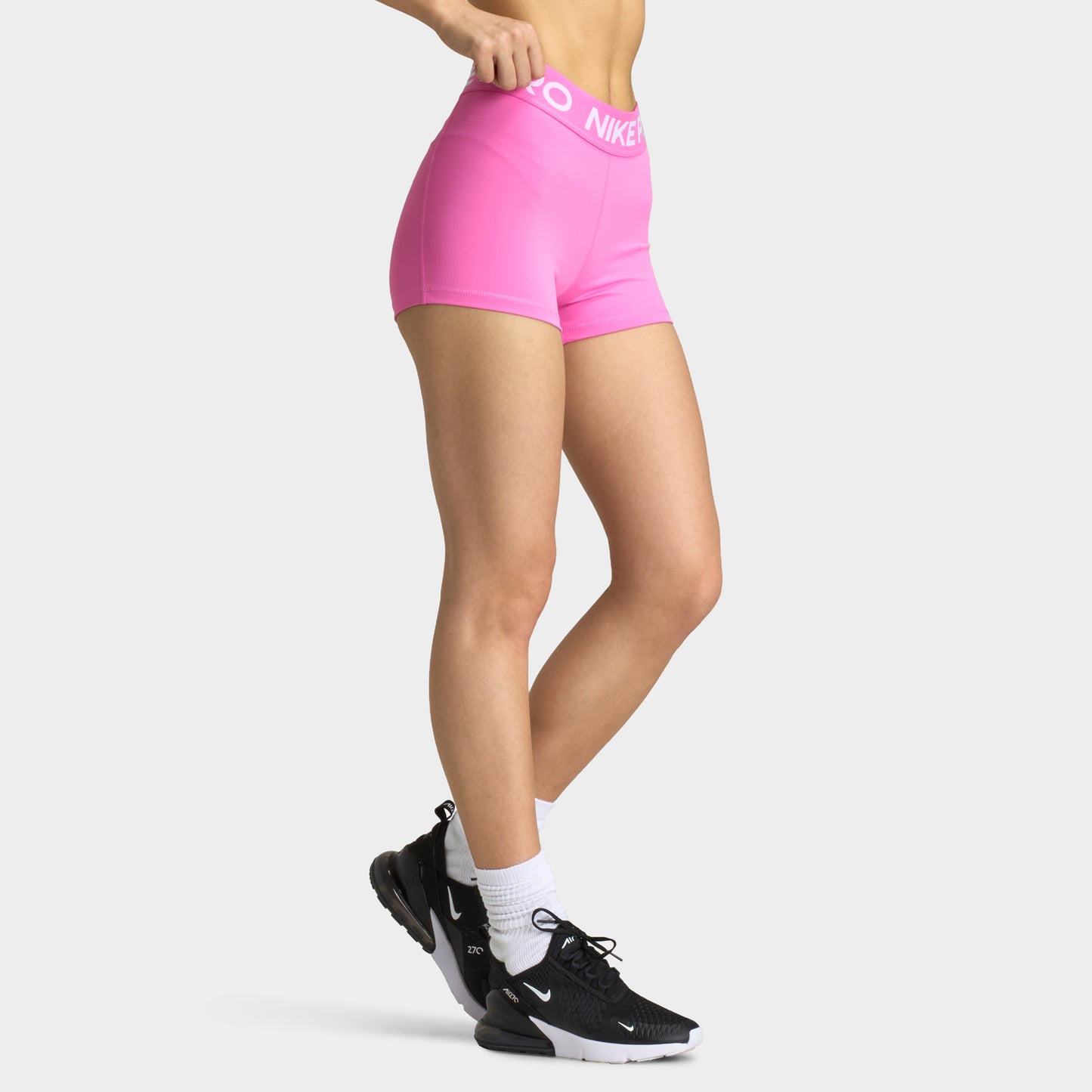 Nike Pro Women's 365 Shorts 3" Playful Pink / White