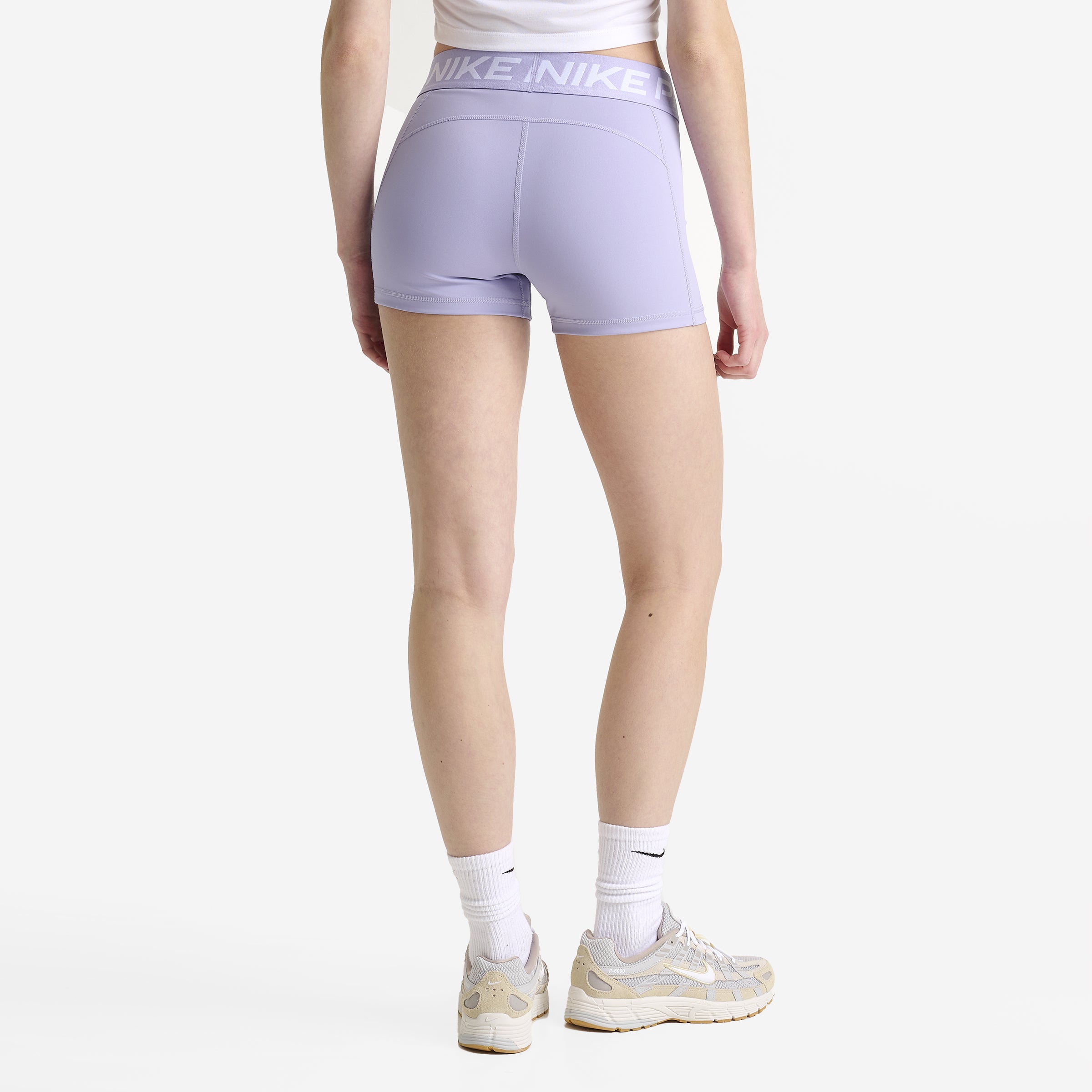 lavender nike shorts