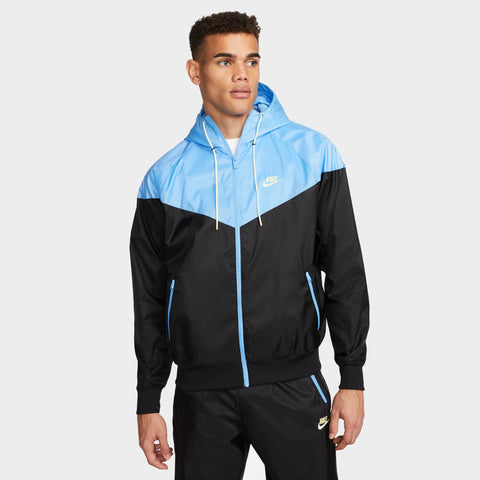 Nike Sportswear Windrunner Hooded Jacket Black University Blue
