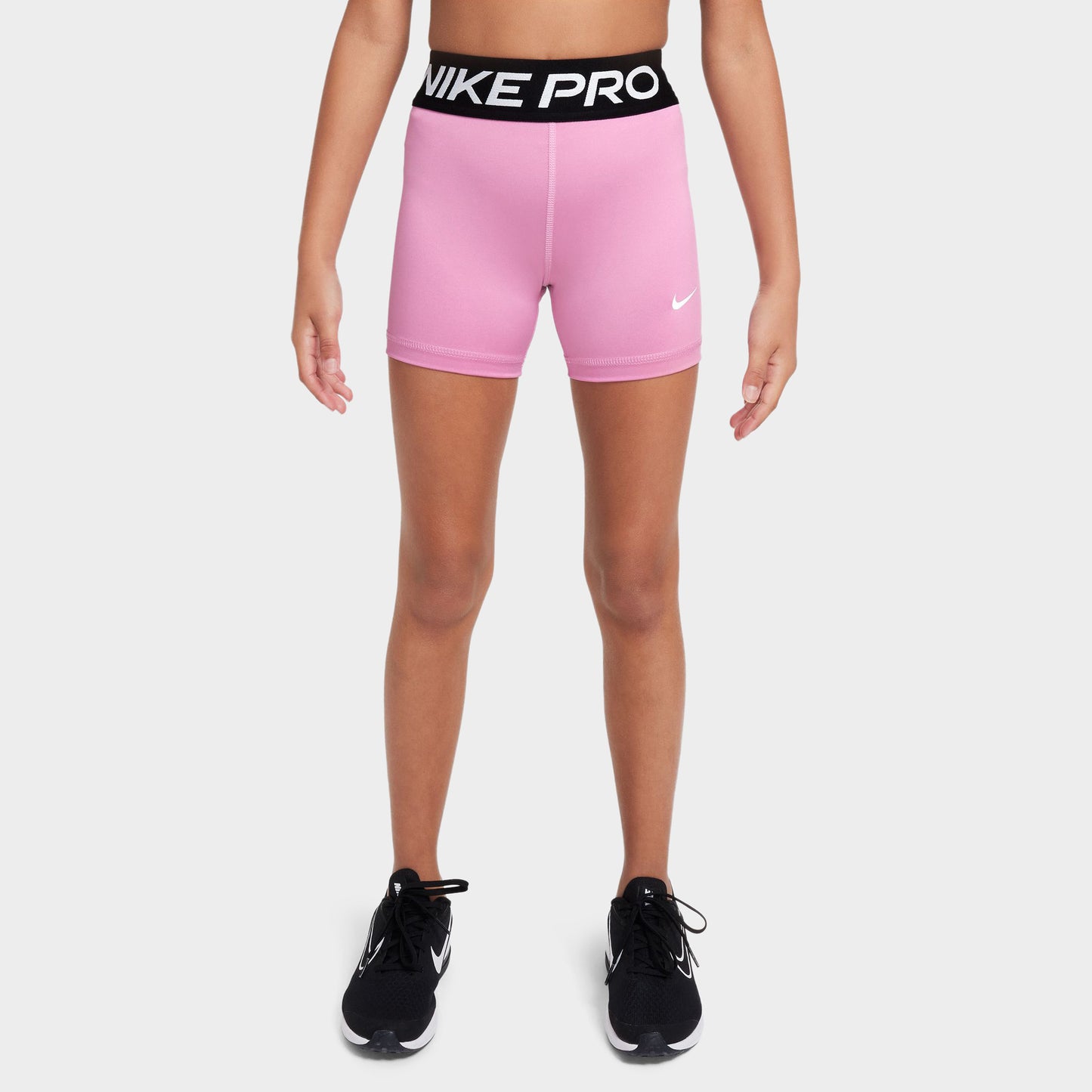 Nike Pro Girls' Shorts Magic Flamingo / White