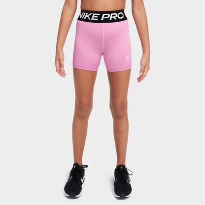 Nike Pro Girls' Shorts Magic Flamingo / White