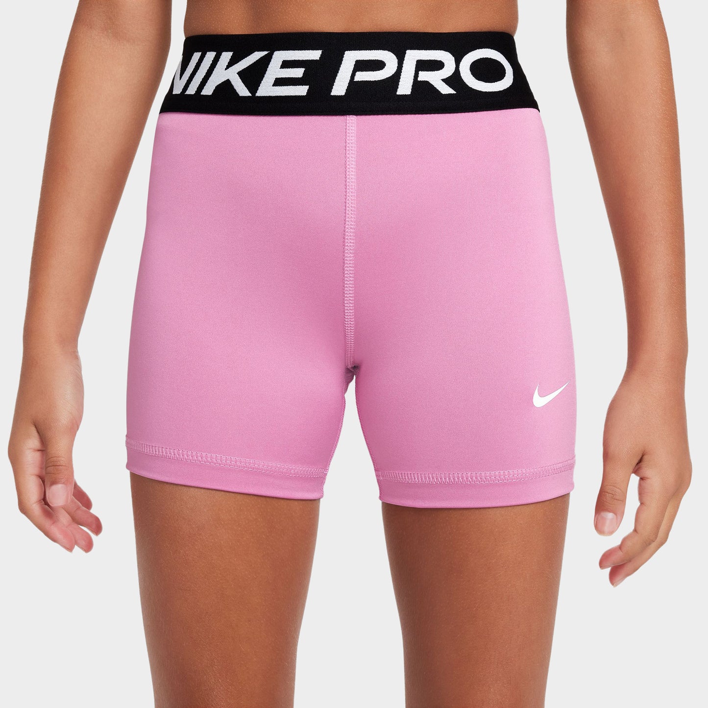 Nike Pro Girls' Shorts Magic Flamingo / White