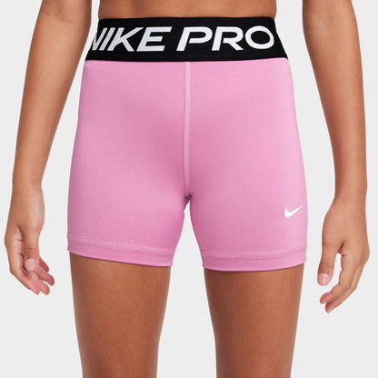 Nike Pro Girls' Shorts Magic Flamingo / White