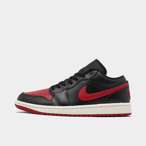Air jordan 1 low black red grey 2025