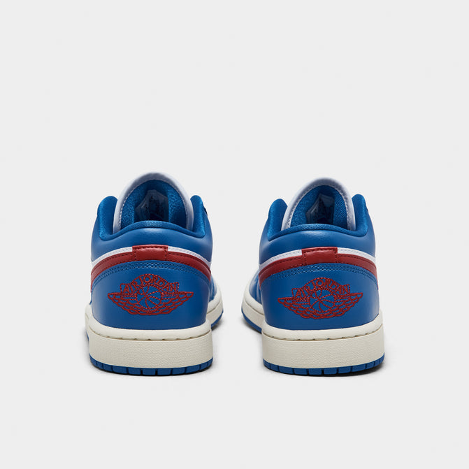 Jordan Women's 1 Low Sport Blue / Gym Red - White | JD Sports Canada