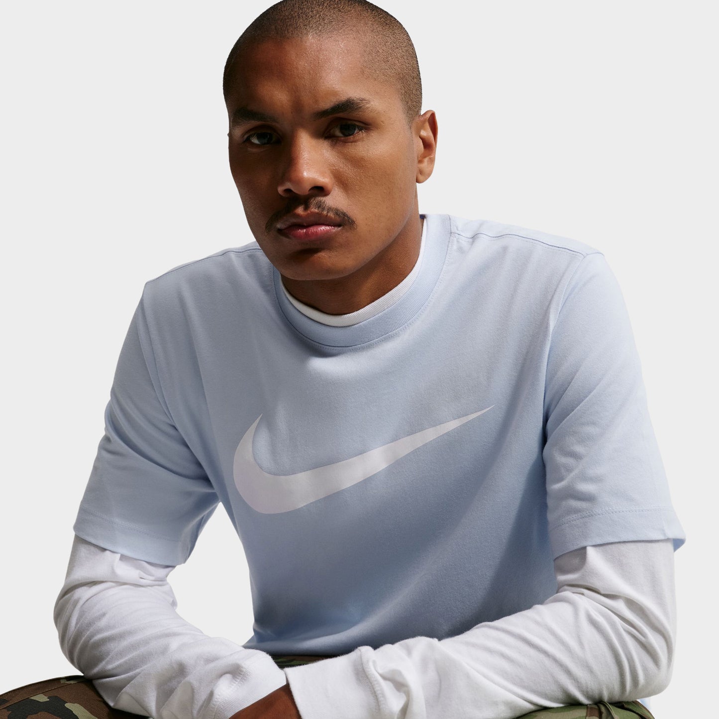 Nike Sportswear Swoosh T-Shirt / Hydrogen Blue