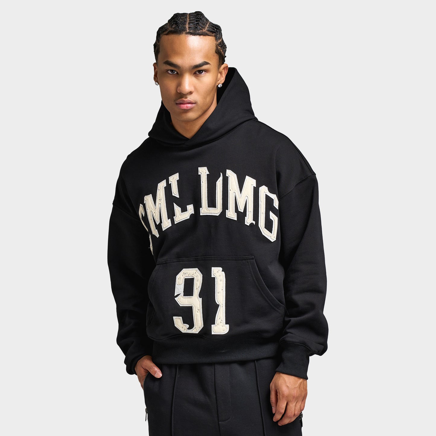 Criminal Damage Destroyed CD Chandail à Capuchon / Noir