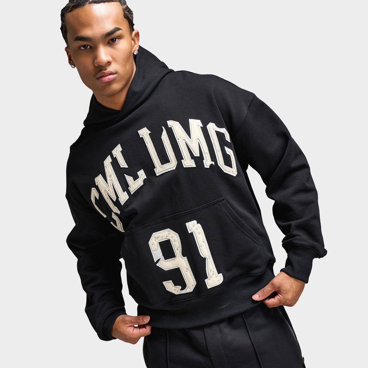 Criminal Damage Destroyed CD Chandail à Capuchon / Noir