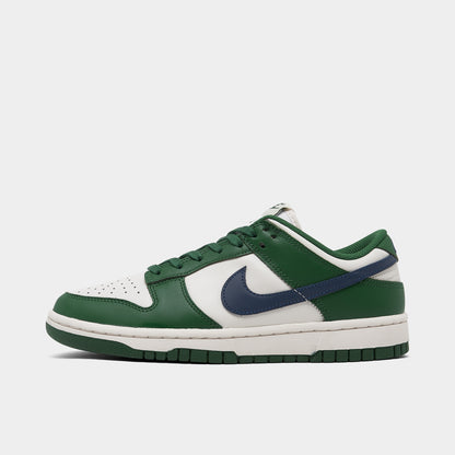 Nike Femmes Dunk Low Gorge Vert / Fantôme - Marine Minuit