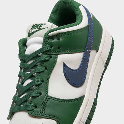 Nike Femmes Dunk Low Gorge Vert / Fantôme - Marine Minuit
