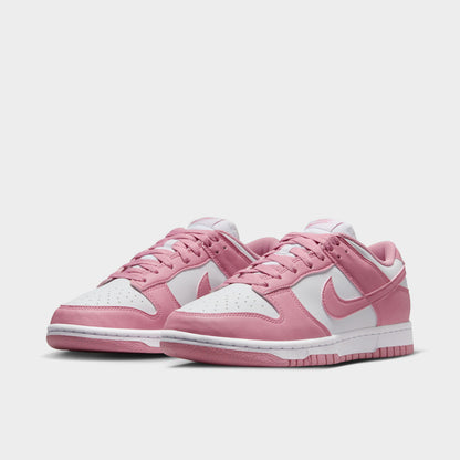 Nike Femmes Dunk Low Next Blanc nature / Rose élémentaire