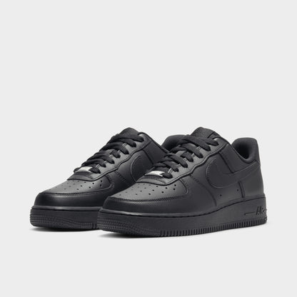 Nike Femmes Air Force 1 07 Noir / Noir