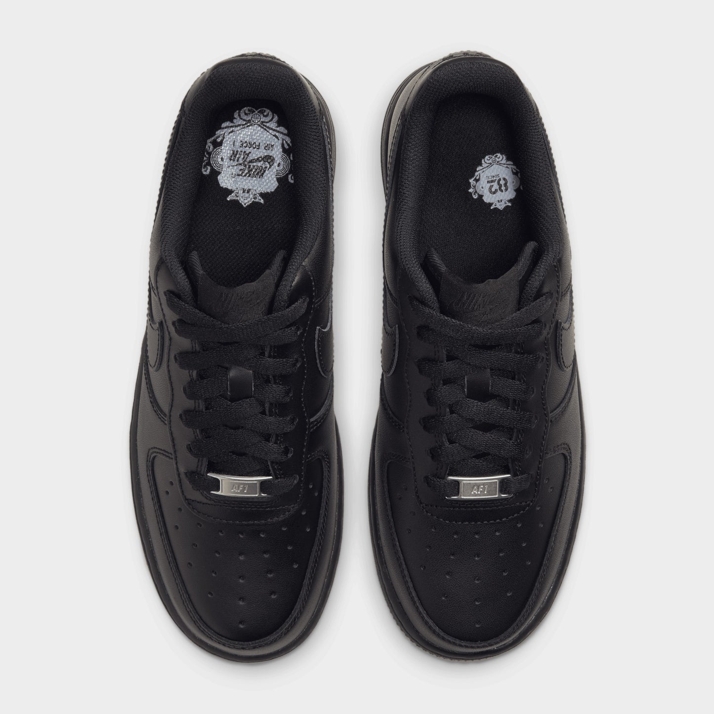 Nike Femmes Air Force 1 07 Noir / Noir