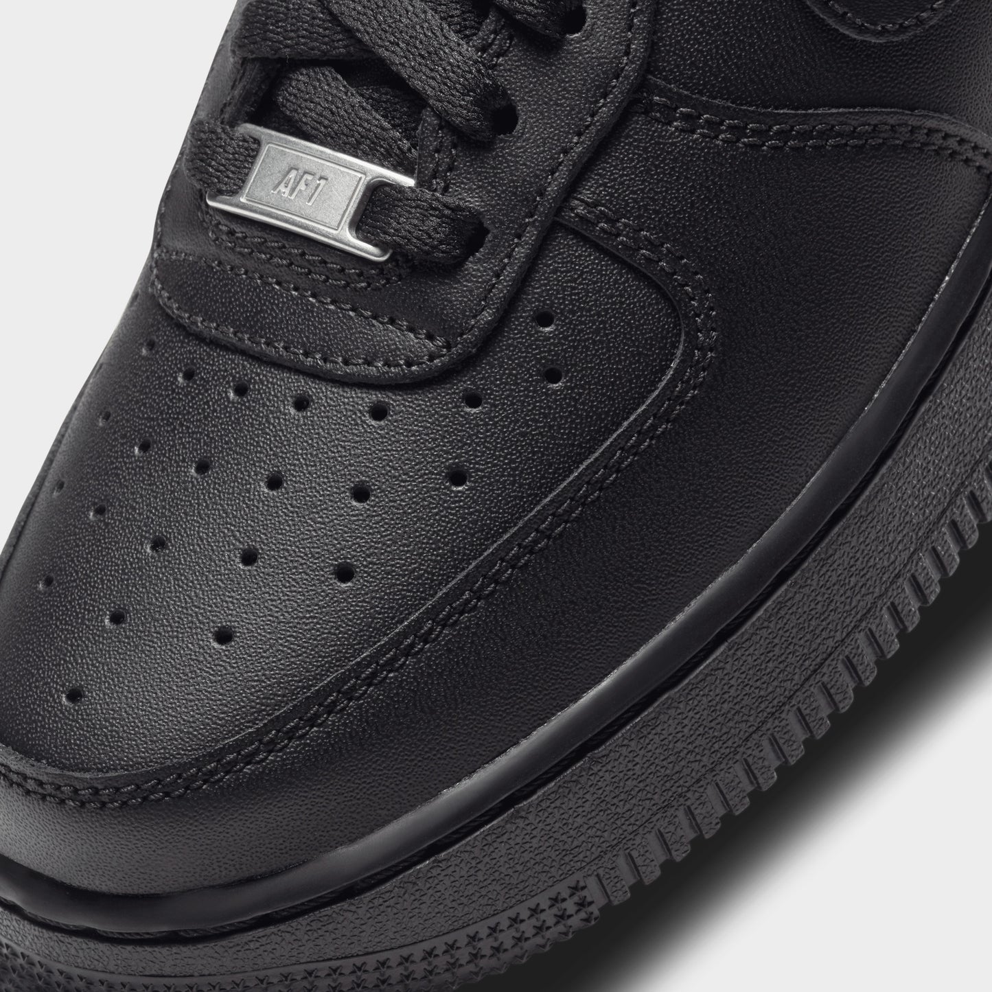 Nike Femmes Air Force 1 07 Noir / Noir