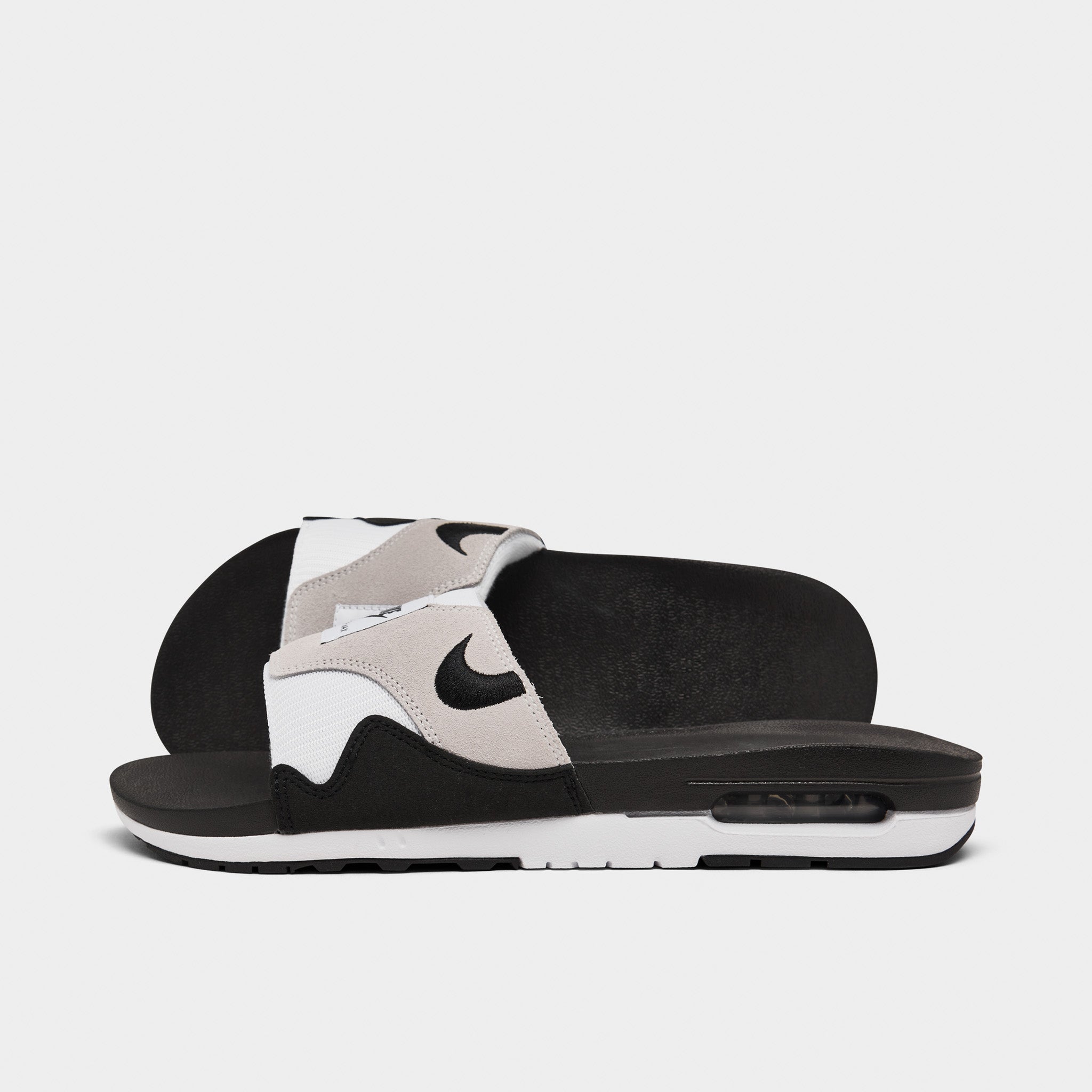 Nike Air Max 1 Slide White / Black - Neutral Grey – JD Sports