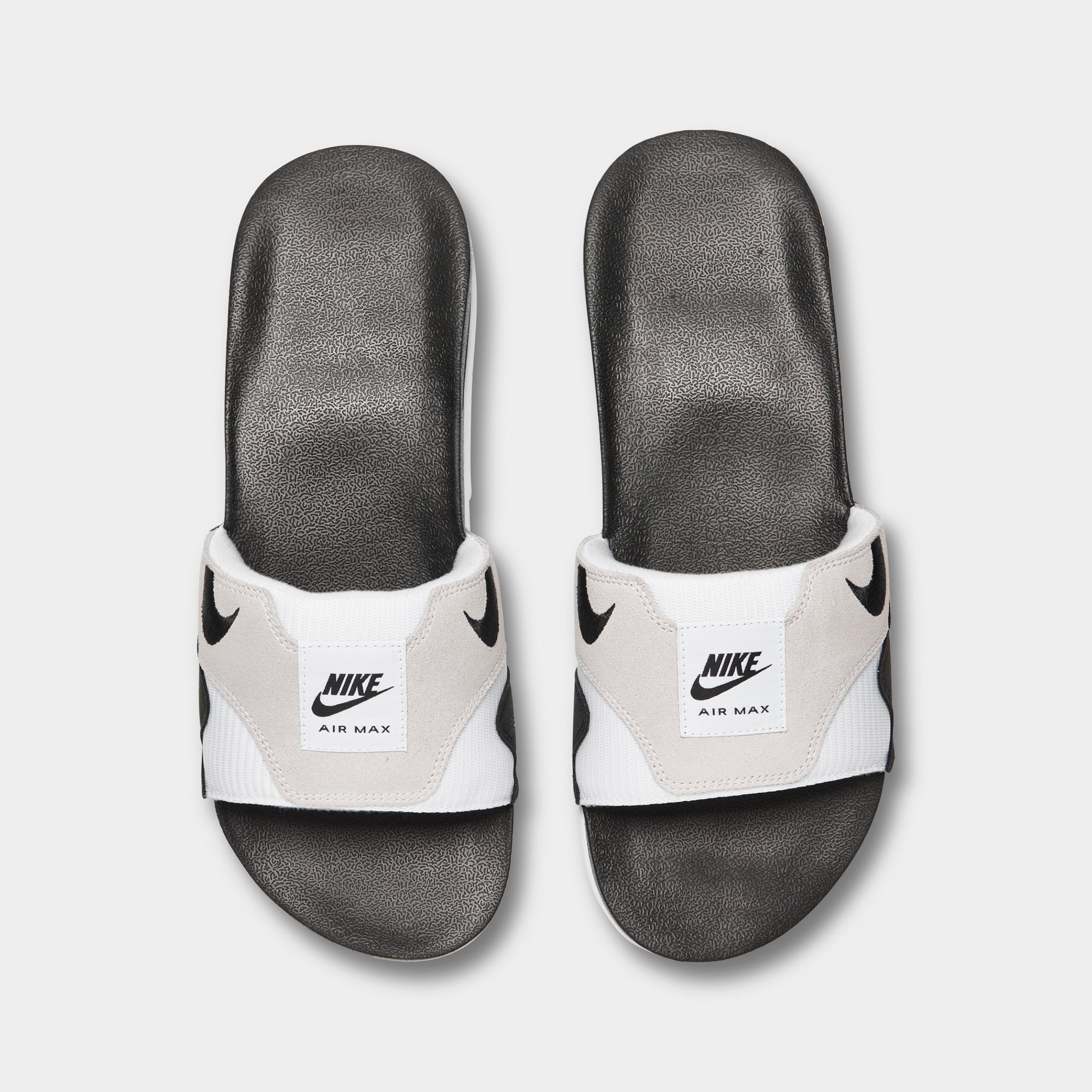 Nike Air Max 1 Slide White / Black - Neutral Grey – JD Sports