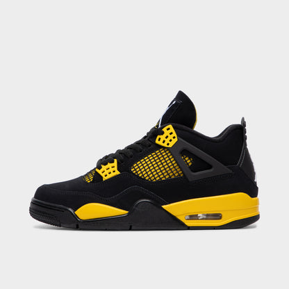 Jordan 4 Retro Black / White - Tour Yellow