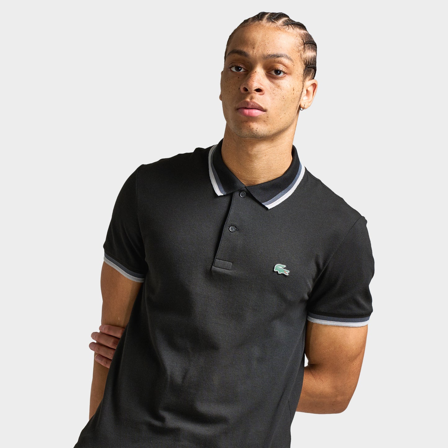 Lacoste Tipped Chandail Polo / Noir