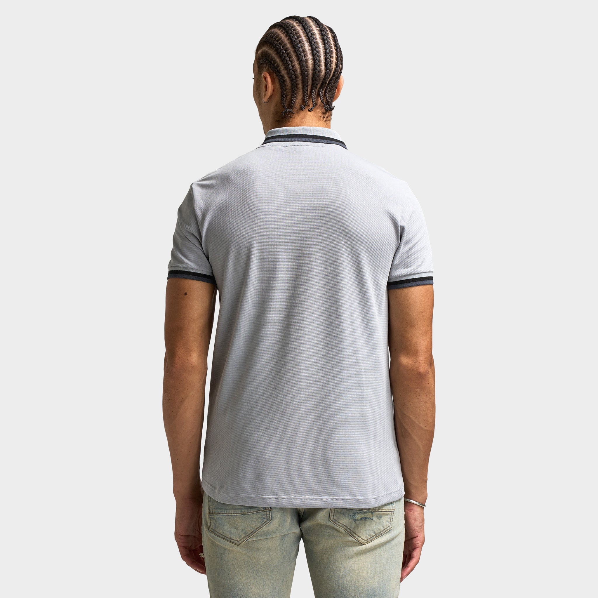 Lacoste Tipped Polo / Elephante Grey – JD Sports