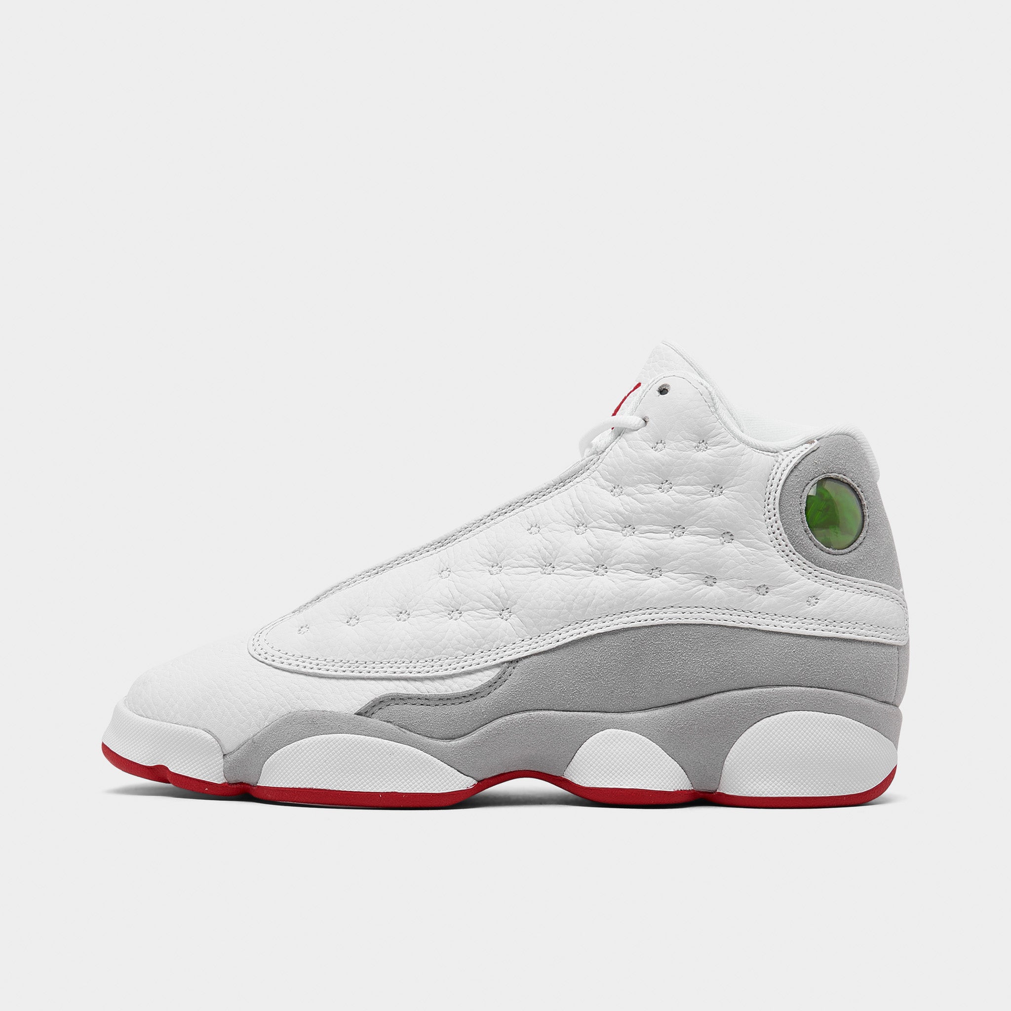 Air Jordan 13 Retro (GS) (White/True Red-Wolf Grey) 6Y