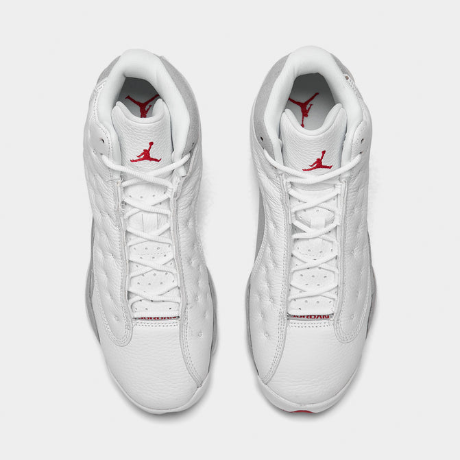 Air Jordan 13 Retro (GS) (White/True Red-Wolf Grey) 6Y