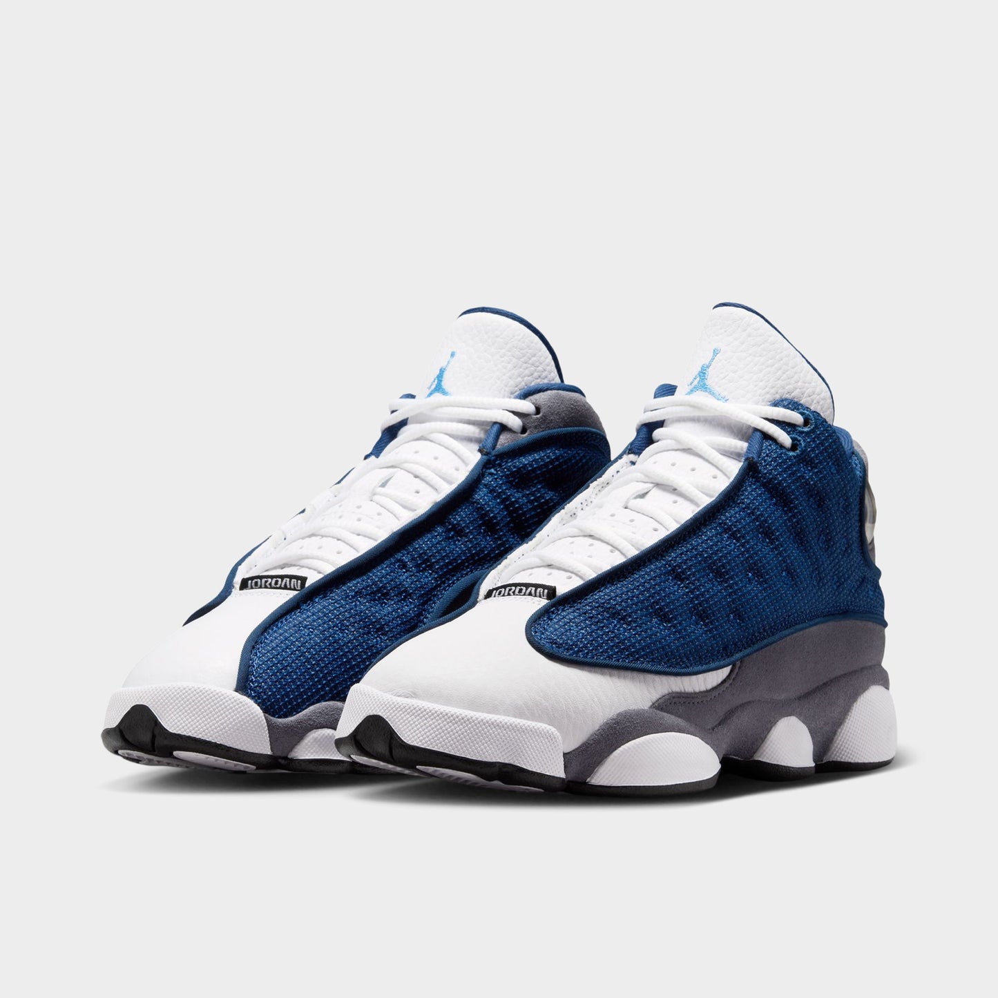 Jordan 13 Retro GS Marine / Bleu Université - Gris Flint