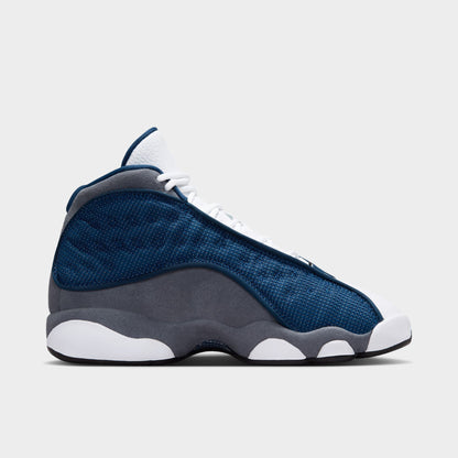 Jordan 13 Retro GS Marine / Bleu Université - Gris Flint