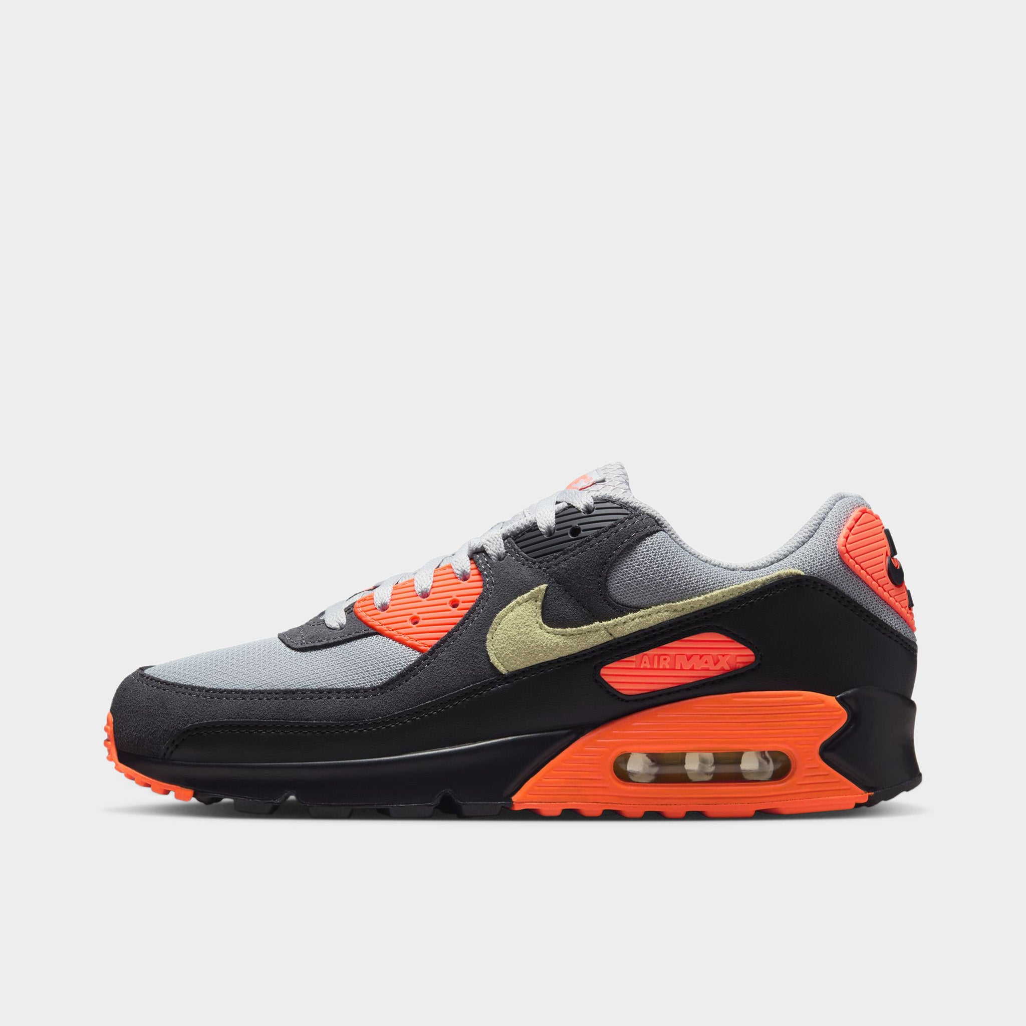 美品　Nike Air Max 90 グレー/レッド/ブラック Nike Air Max 90 Black / Grey / Red – JD Sports
