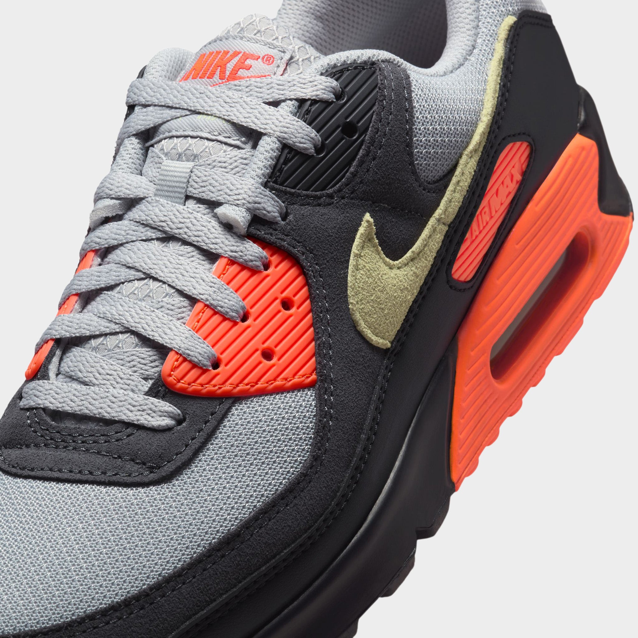 Nike Air Max 90 Black / Grey / Red – JD Sports