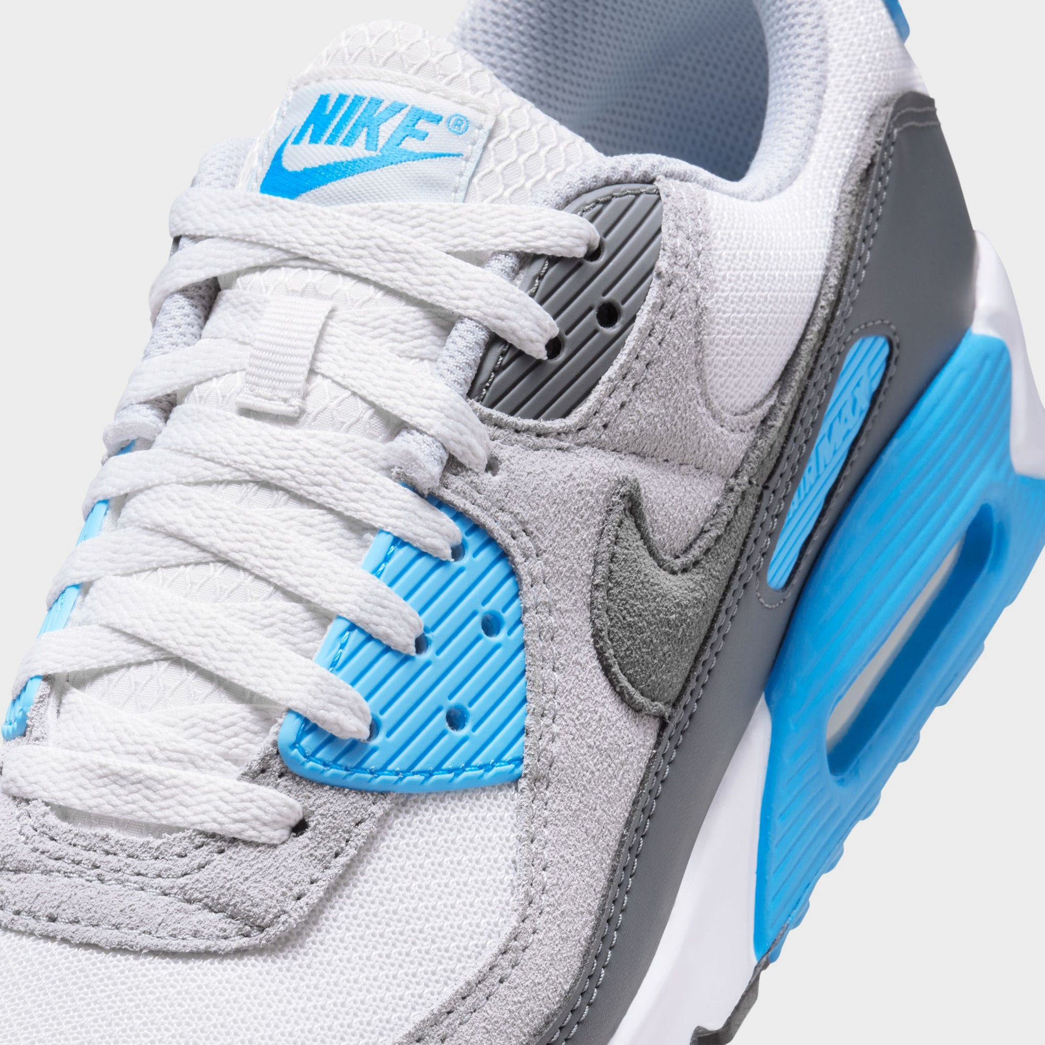 Nike Air Max 90 White / Blue / Grey – JD Sports
