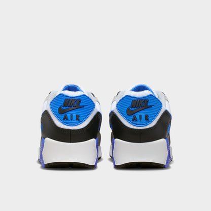 Nike Air Max 90 White / Blue Crystal - Lt Smoke