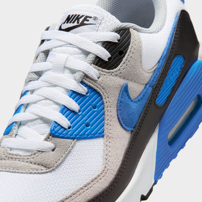 Nike Air Max 90 White / Blue Crystal - Lt Smoke