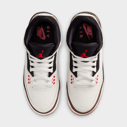 Jordan 3 Retro GS Sail / Black - University Red