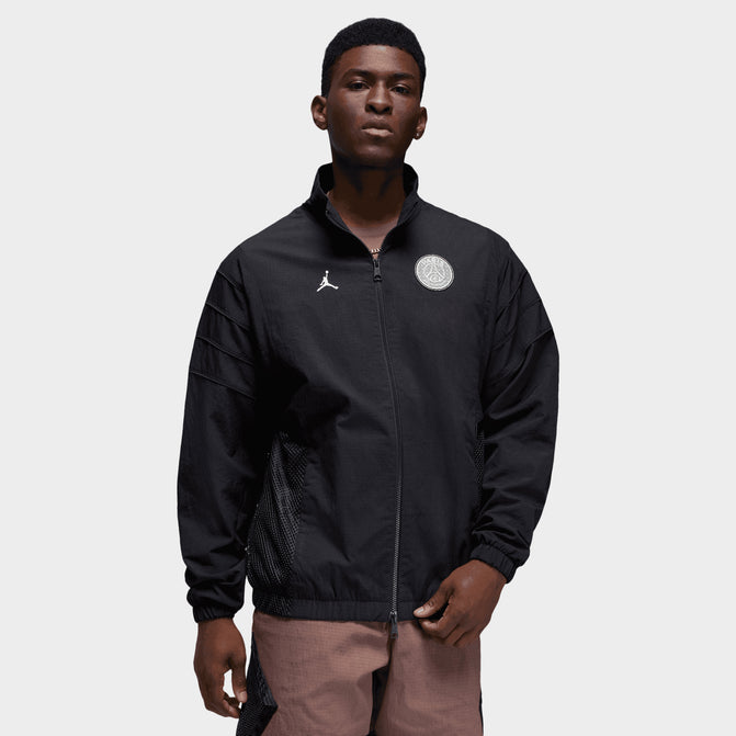 Jordan Paris Saint-Germain Anthem Jacket Black / White | JD Sports