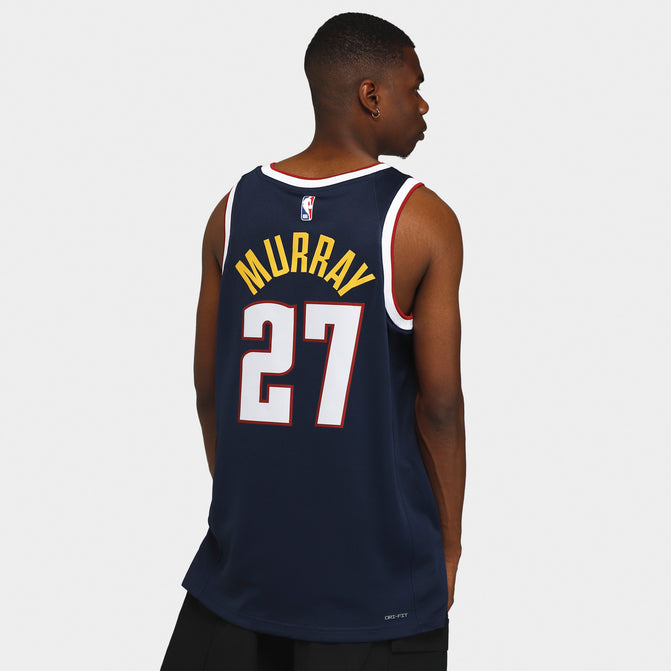 Nike Men's Denver Nuggets Jamal Murray #27 Navy Dri-FIT Swingman