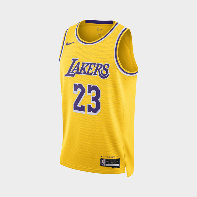 Nike Dri FIT Los Angeles Lakers 2022 23 Swingman Jersey Amarillo