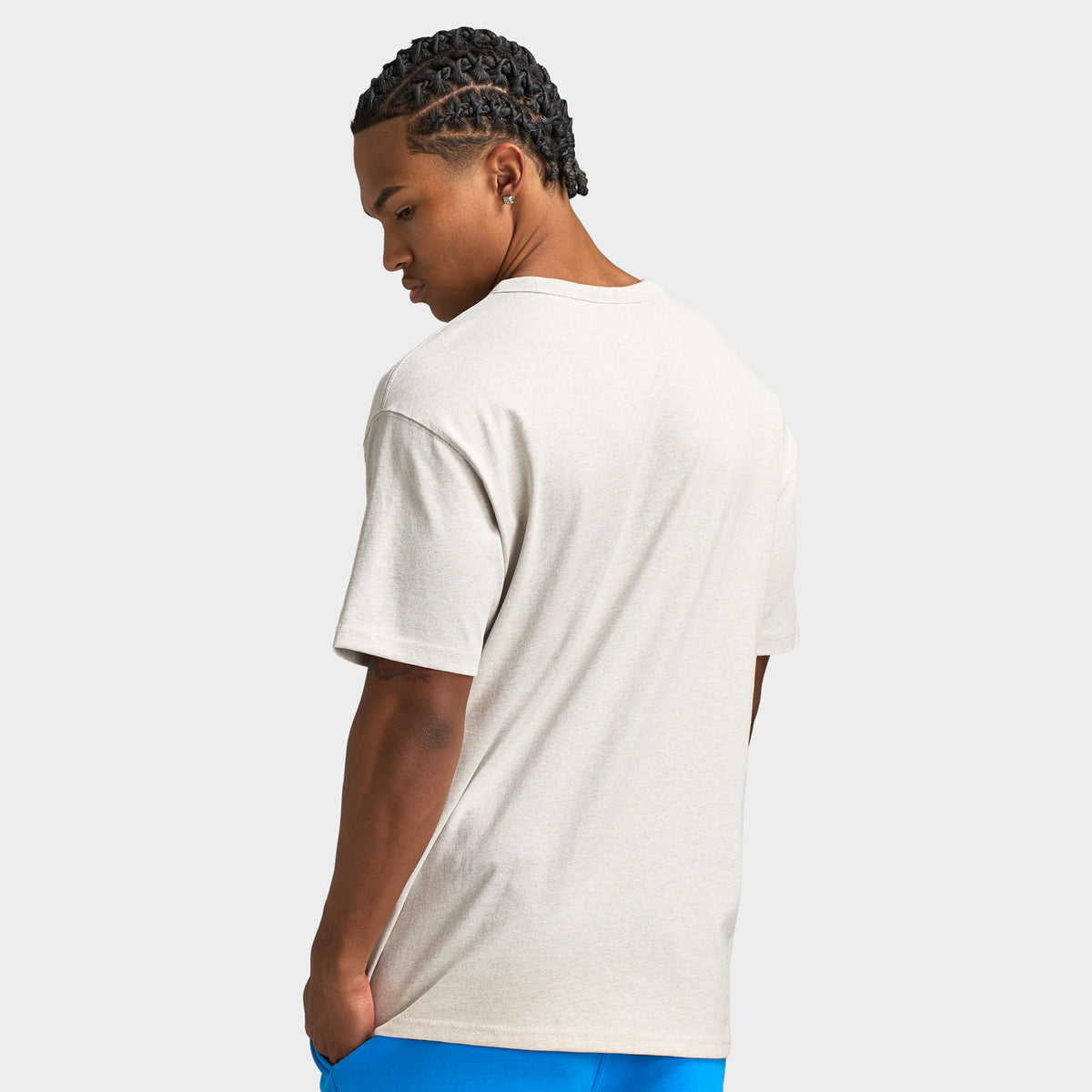 Nike Sportswear Premium Essentials T-shirt pour homme Os Clair / Gris Chiné