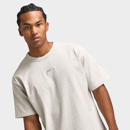 Nike Sportswear Premium Essentials T-shirt pour homme Os Clair / Gris Chiné