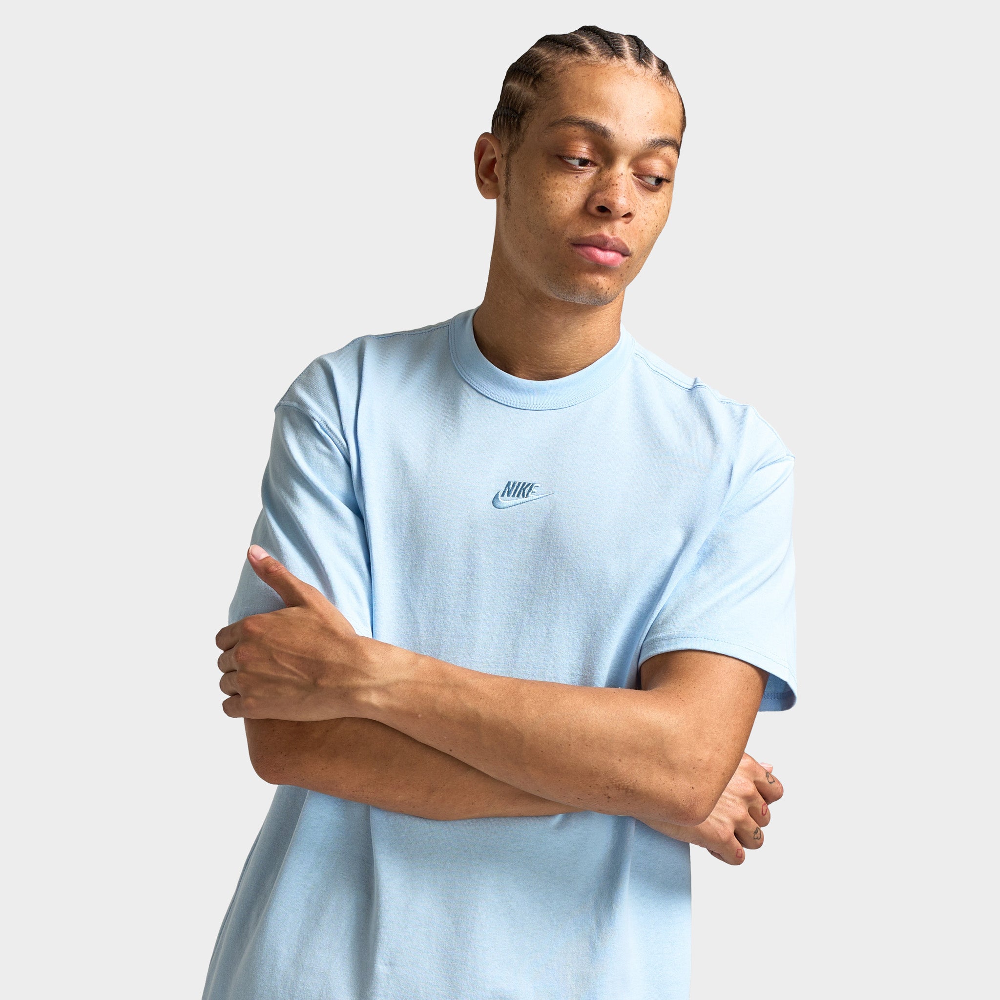 light blue shirt nike