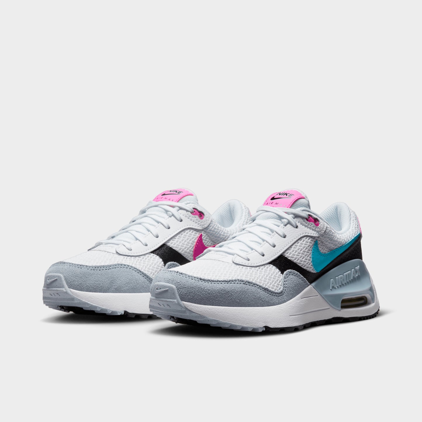 Nike Air Max SYSTM GS Blanc / Bleu Foudre - Noir