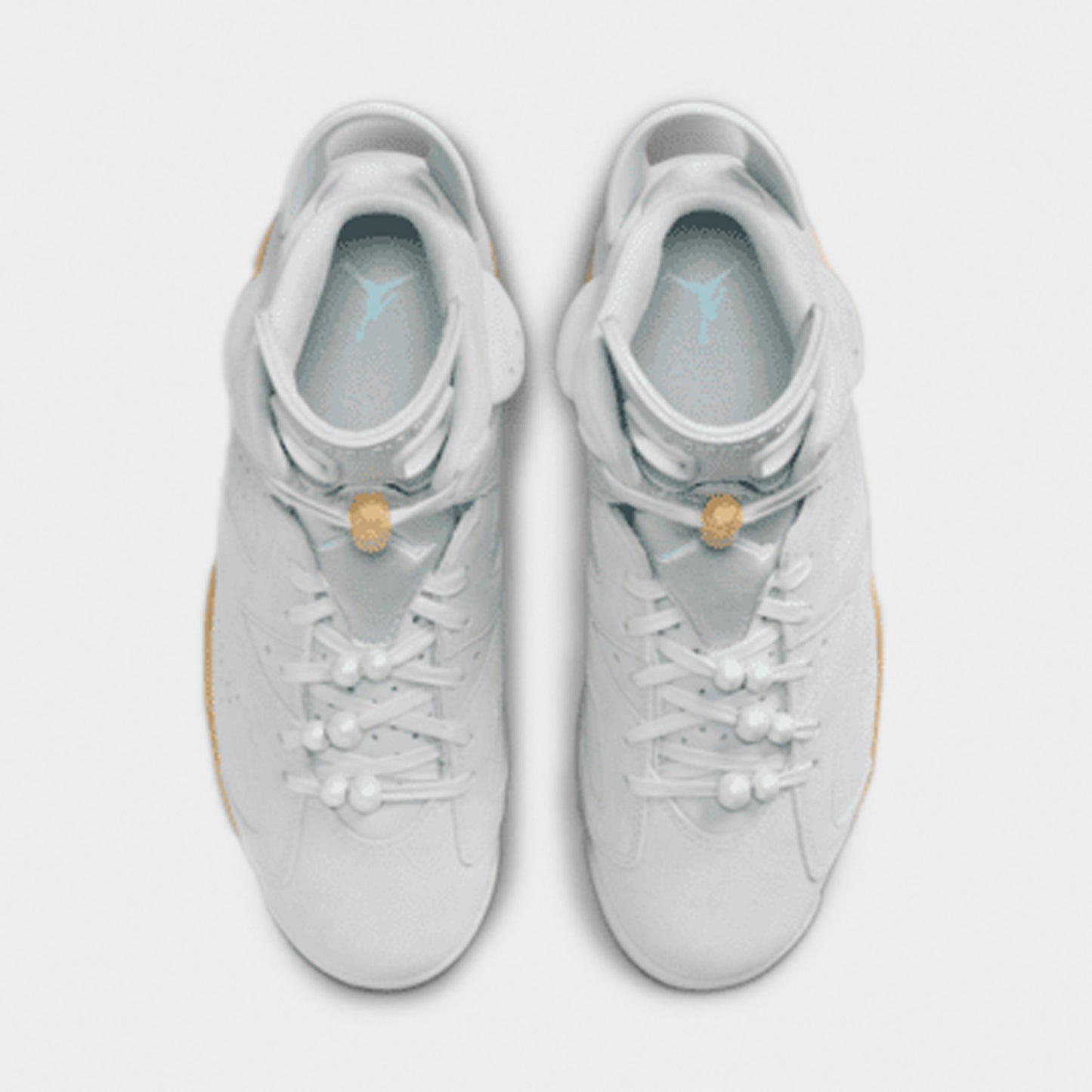 Jordan Women's 6 Retro Pure Platinum / Metallic Gold - Coconut Milk