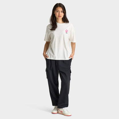 Nike Sportswear Women's Club Fleece Mid-Rise Oversized Cargo Sweatpants Black / White