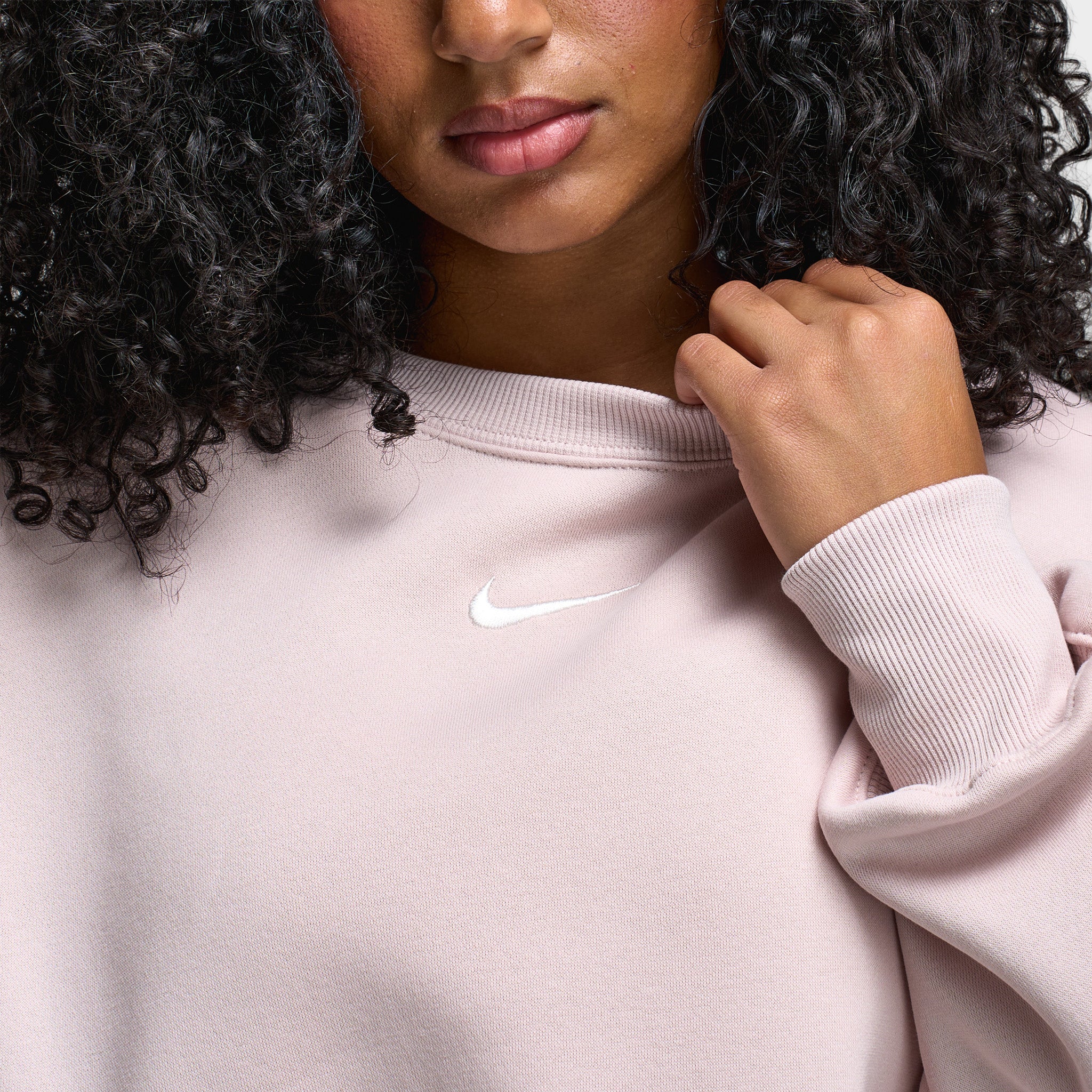 Nike Sporstwear Women's Phoenix Fleece Oversized Crew / S;it Red